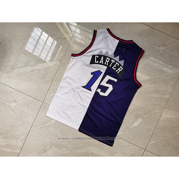 Maillot Toronto Raptors Vince Carter #15 Split Edition Volet Blanc